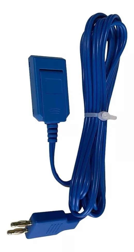 Cabo para Placa de Eletrocautério Plug 2 Pinos